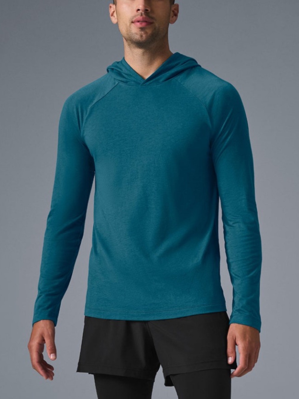 Alo Yoga Men's Hoodie shirt  - Teal - Size 2XL
